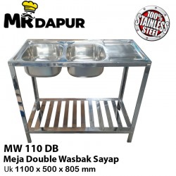 Meja Wasbak Double Bak MW110DB
