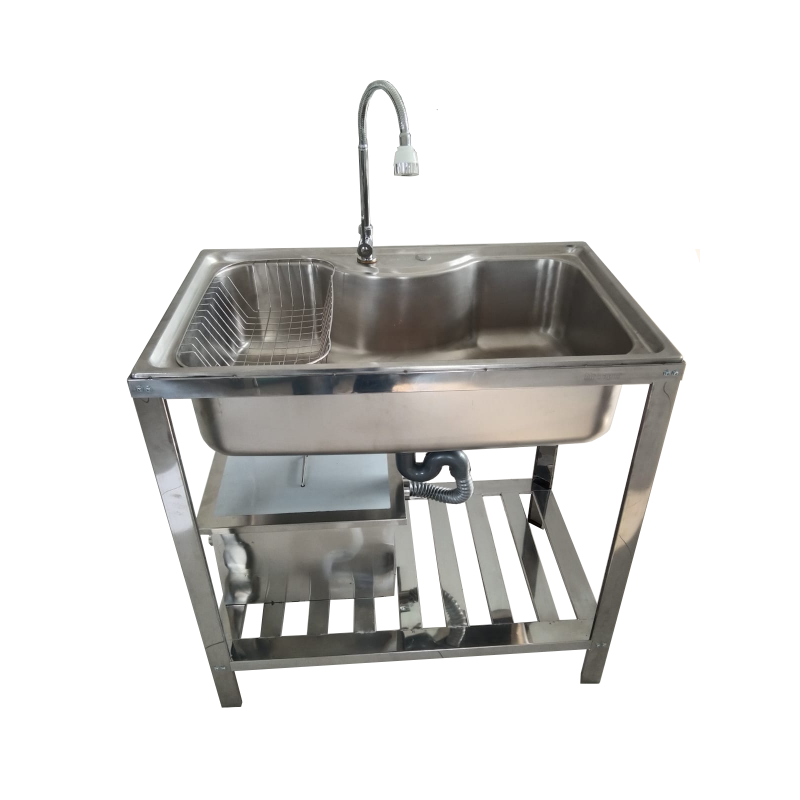 Meja Bak Cuci MrDapur MW80 + Kran Flex + Greasetrap Meja Bak Cuci MrDapur MW80 + Kran Flex + Greasetrap