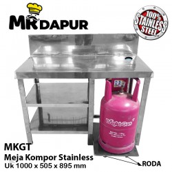 Meja Kompor Stainless Steel...